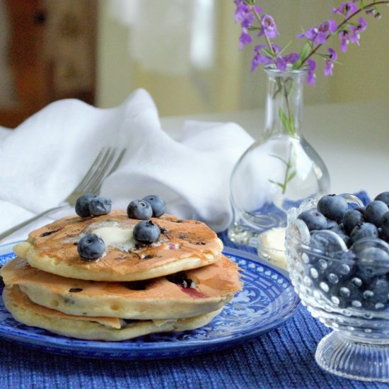 Blueberry Buttermilk Pancakes