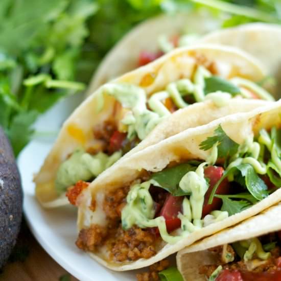 BeyondMeat Griddle Tacos