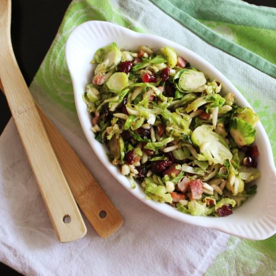 Shaved Brussels Sprouts Salad