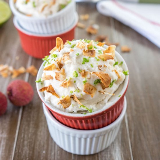 Coconut Lychee Ice Cream