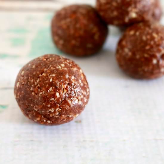 Peanut Butter Brownie Bliss Balls