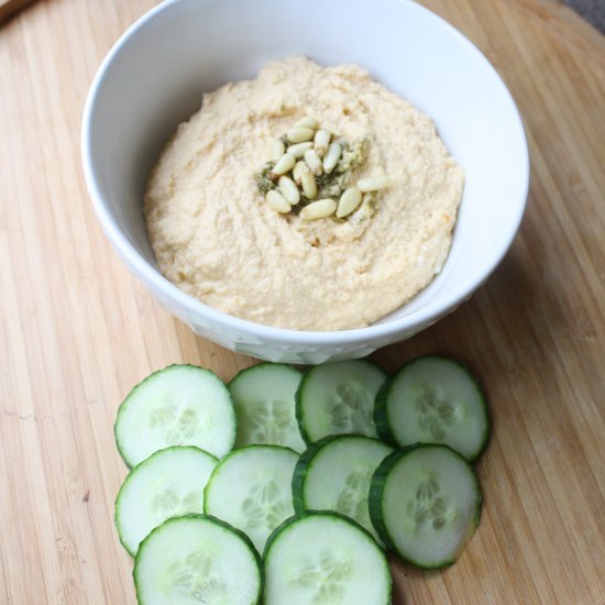 Garlic Cauliflower Hummus