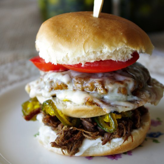 Double Decker Brisket Slider