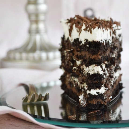 Black & White Russian Icebox Cake