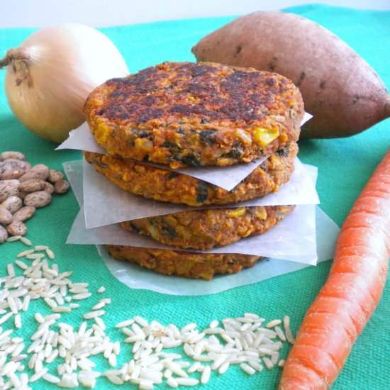 Pinto Bean Burgers {Vegetarian}