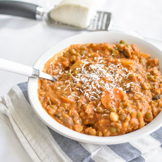 Creamy Tuscan Bean Minestrone