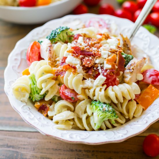 Chicken Bacon Pasta Salad