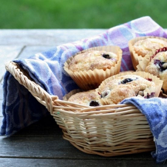 Dairy-Free Blueberry Muffins