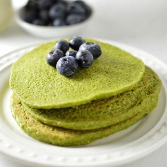 Oatmeal Spinach Pancakes