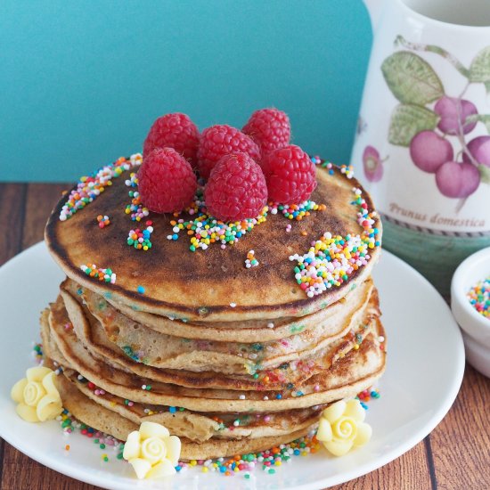 Fluffy Funfetti Pancakes