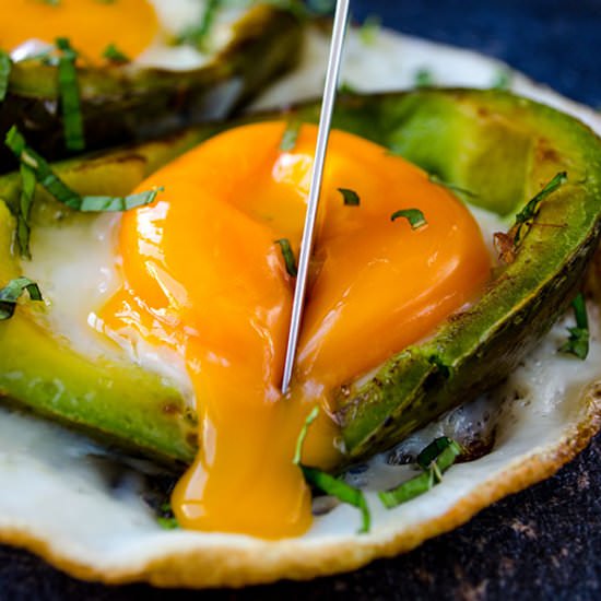 Eggs Baked in Avocado