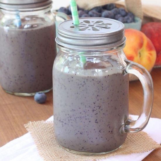 Blueberry Peaches & Cream Smoothies