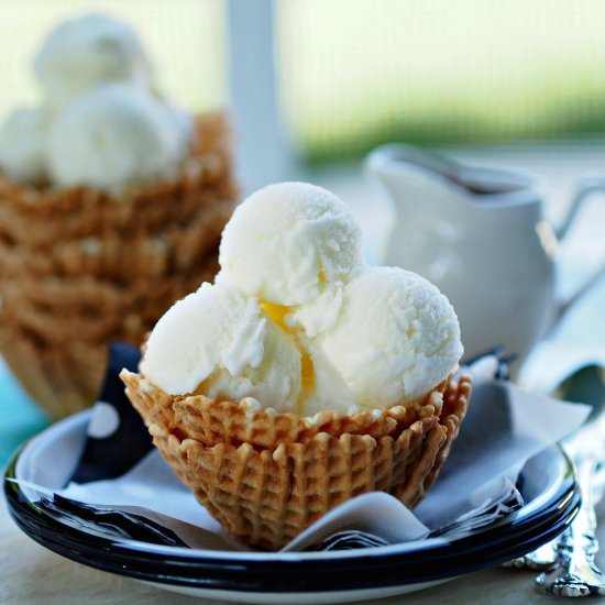 Homemade Vanilla Ice Cream