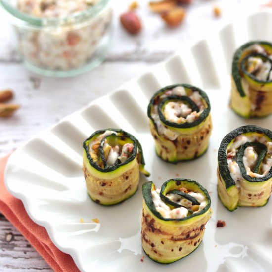 Grilled Zucchini Rolls