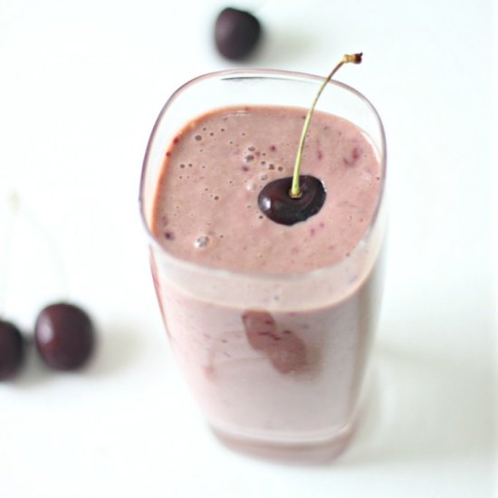 Cherry Banana Oats Smoothie