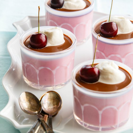 Black Forest Panna Cotta