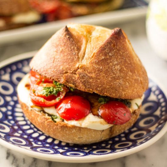 Pesto Caprese Sandwich