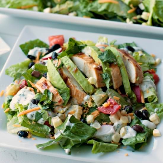 BBQ Chicken Entrée Salad