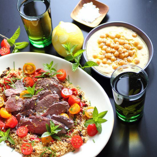 30 Minute lamb and couscous