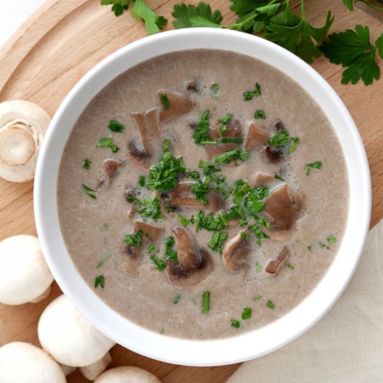 Cream of mushroom soup