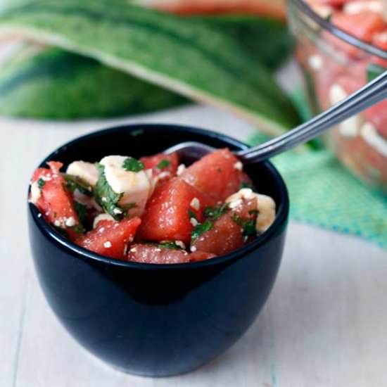 Watermelon feta salad