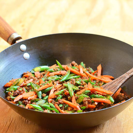 Pork and Green Bean Stir-fry