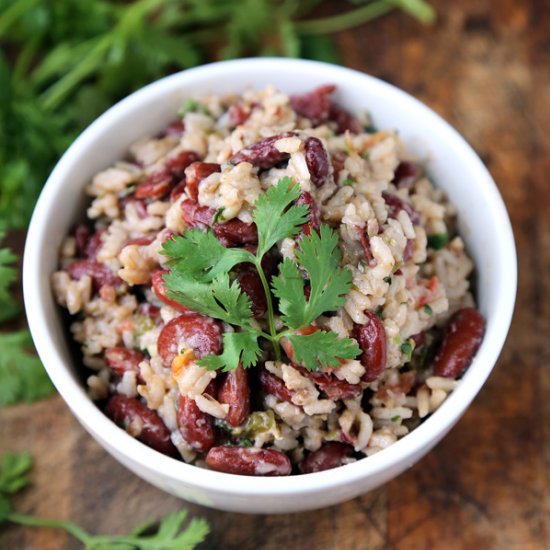 Coconut Milk Rice and Beans