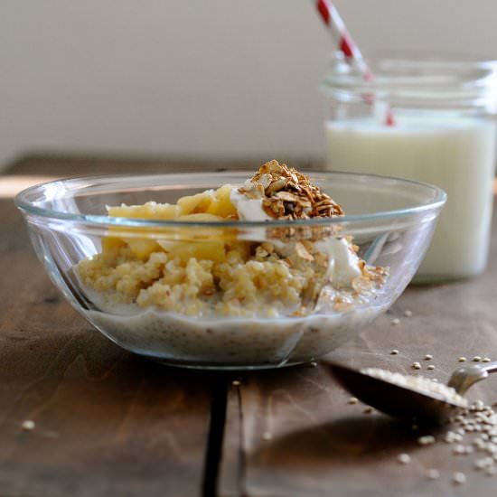 Quinoa Porridge with Applesauce