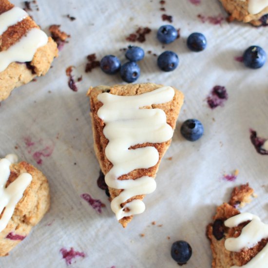 Gluten Free Lemon Blueberry Scones