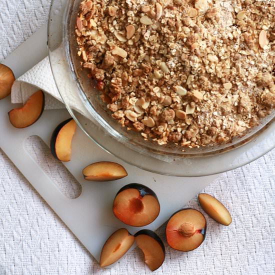 Easy Plum Crisp