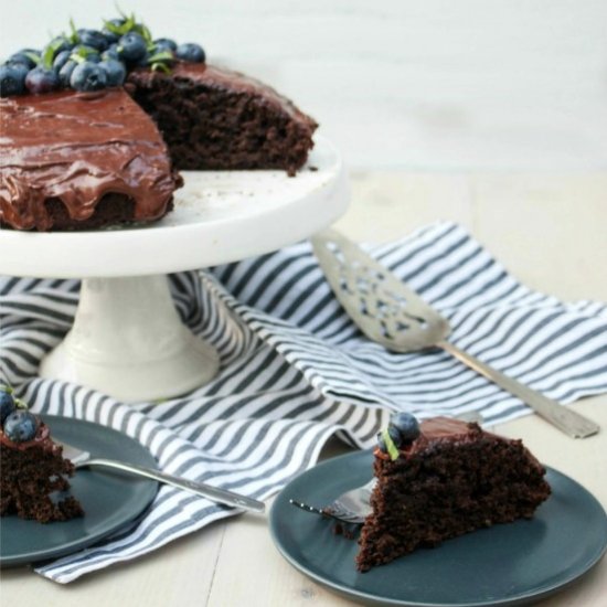 Blueberry Basil Cake