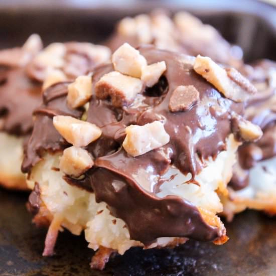 Chocolate Toffee Coconut Macaroons