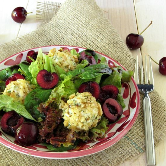 Cherry and Herbed Cheese Salad