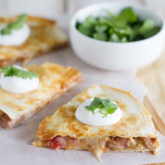 Chipotle Beef Quesadilla