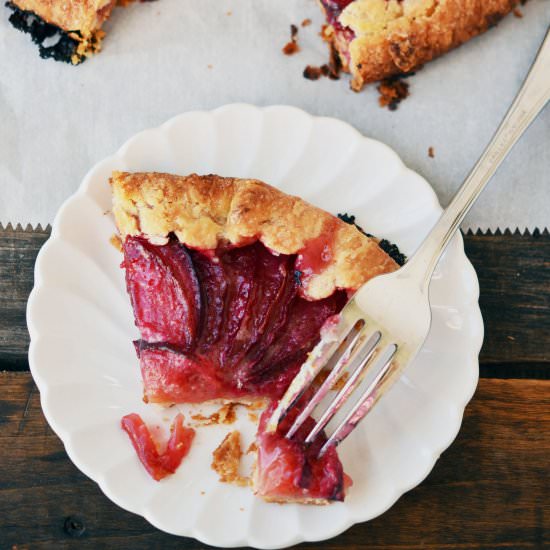 Plum and Pluot Galette