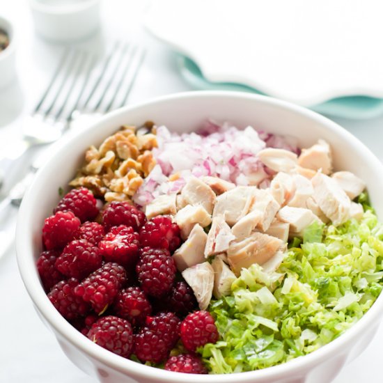 Chopped Salad with Tayberries