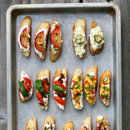 Crostini Toppings On a Budget