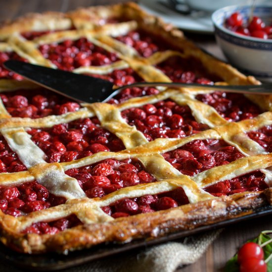 Cherry Slab Pie