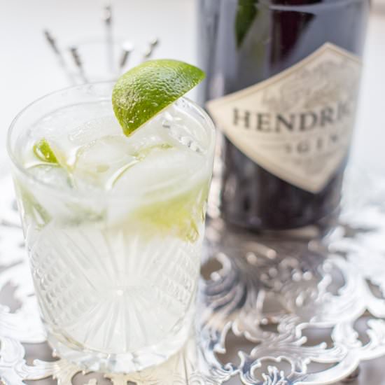 Classic Gin & Tonic with Lime