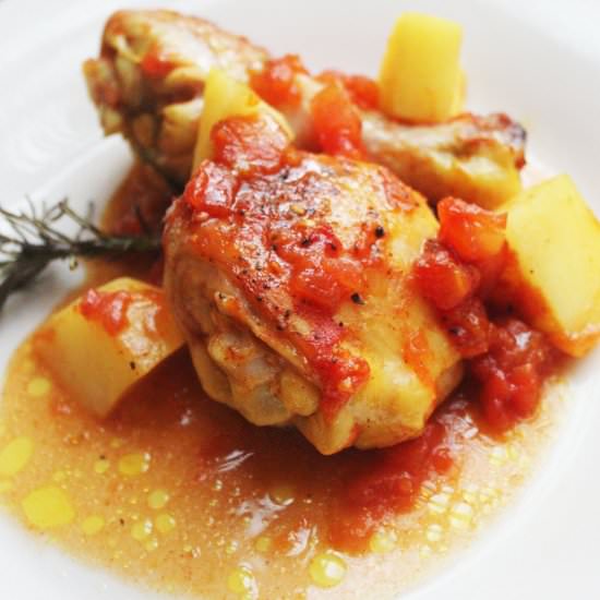 Chicken and Tomato Casserole