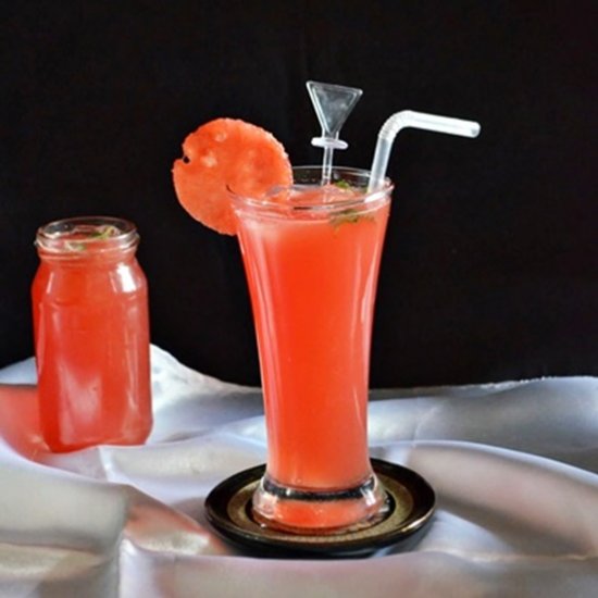 Coconut-Watermelon Rum Cocktail