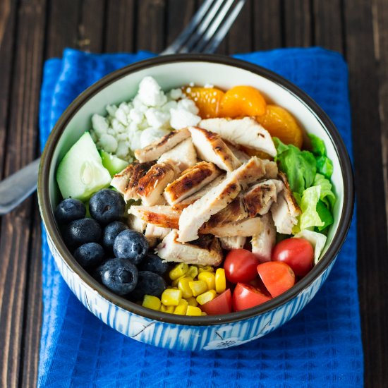 Rainbow Chicken Salad