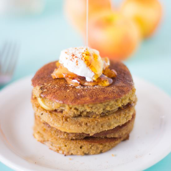 Flourless Apple Pie Pancakes