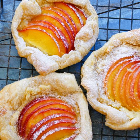 Peach and Almond Galette