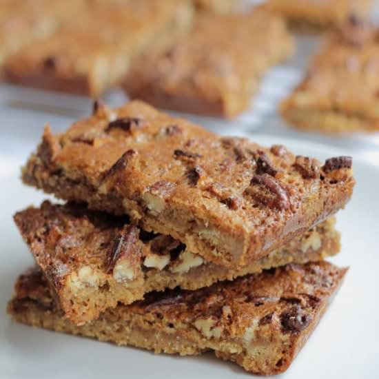 Pecan Nut Biscuit Bars