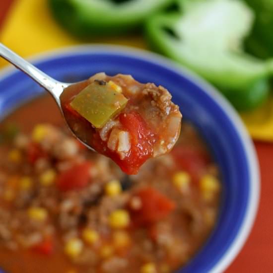 Stuffed Pepper Soup