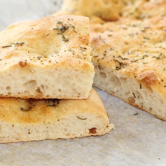 Garlic Herb Focaccia Bread