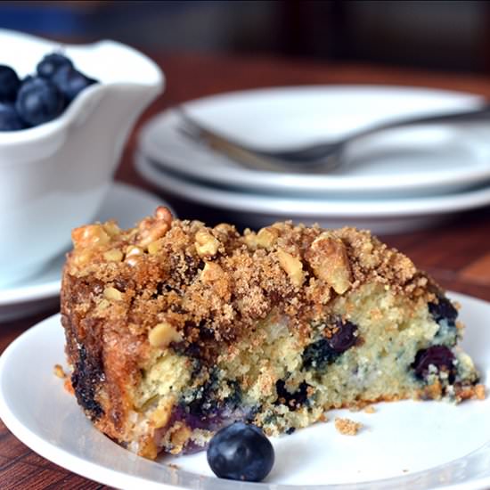 Blueberry-Apple Coffee Cake