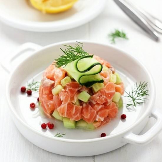 Salmon tartare