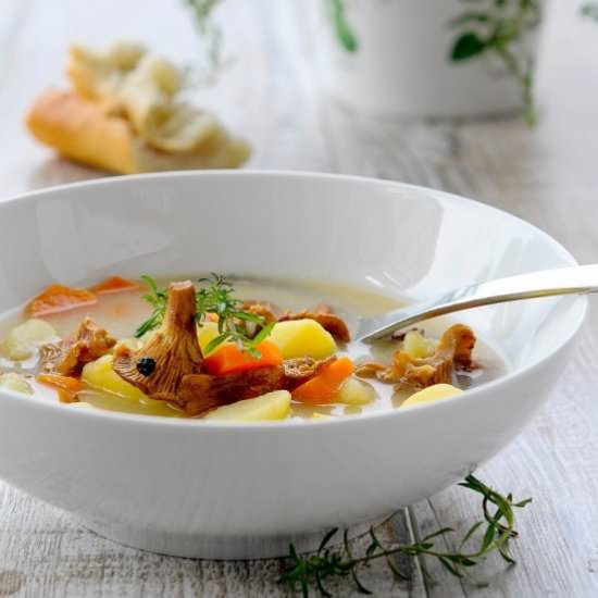 Chanterelle Soup